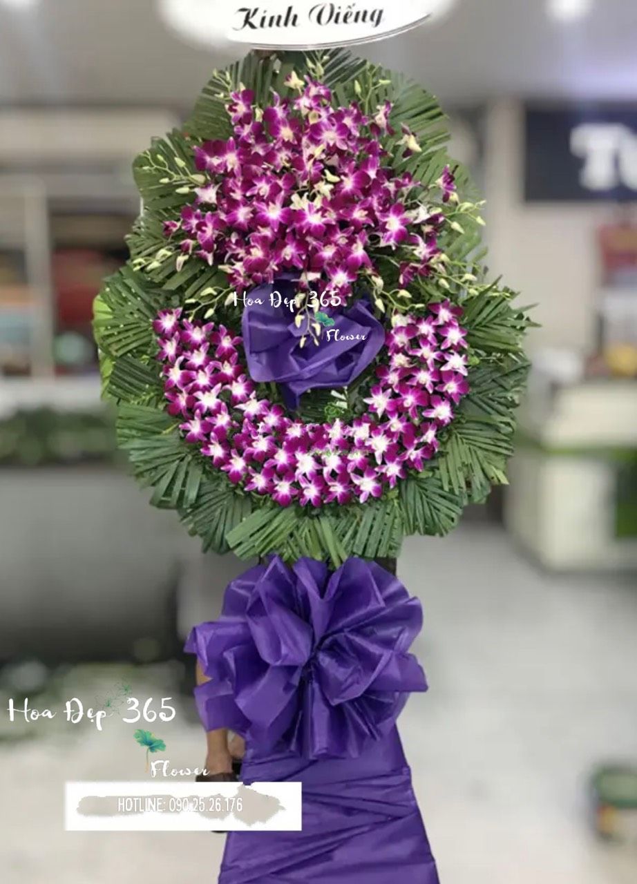 Vòng Hoa Đám Tang - HTL136 - Hoa Tang Lễ