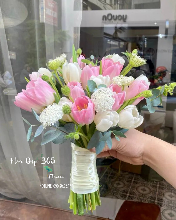 Bó Hoa Cưới Cầm Tay Tình Yêu Thuần Khiết - HC53