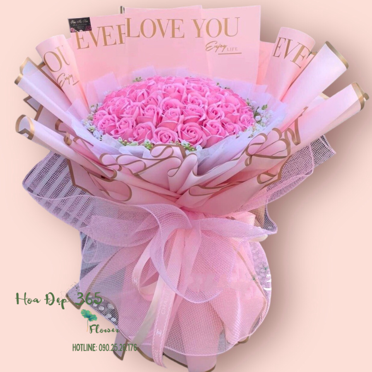 Bó Hoa Sáp Pink Girl - HST19 - Hoa 20/10