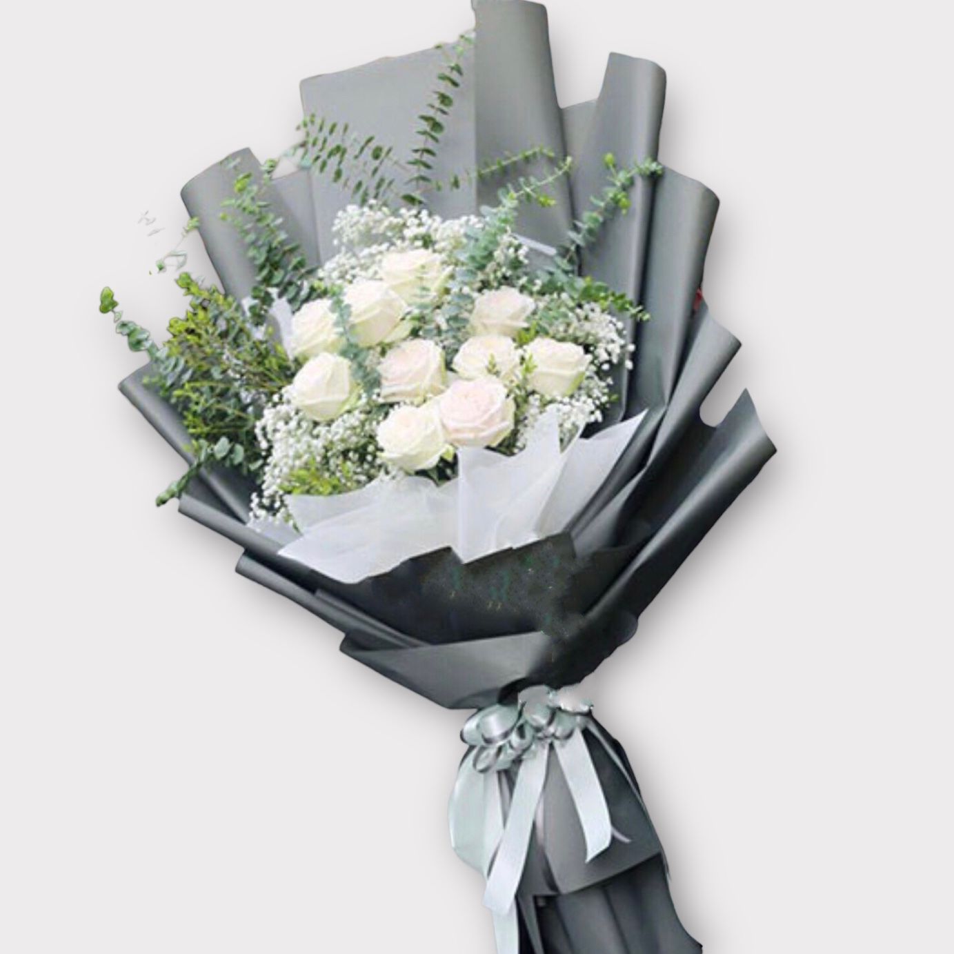 White Roses - HBD09 - Hoa 8/3