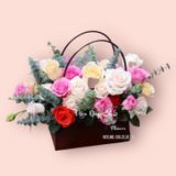  Giỏ Hoa Charming Basket - HG12 - Hoa Khai Trương Để Bàn 