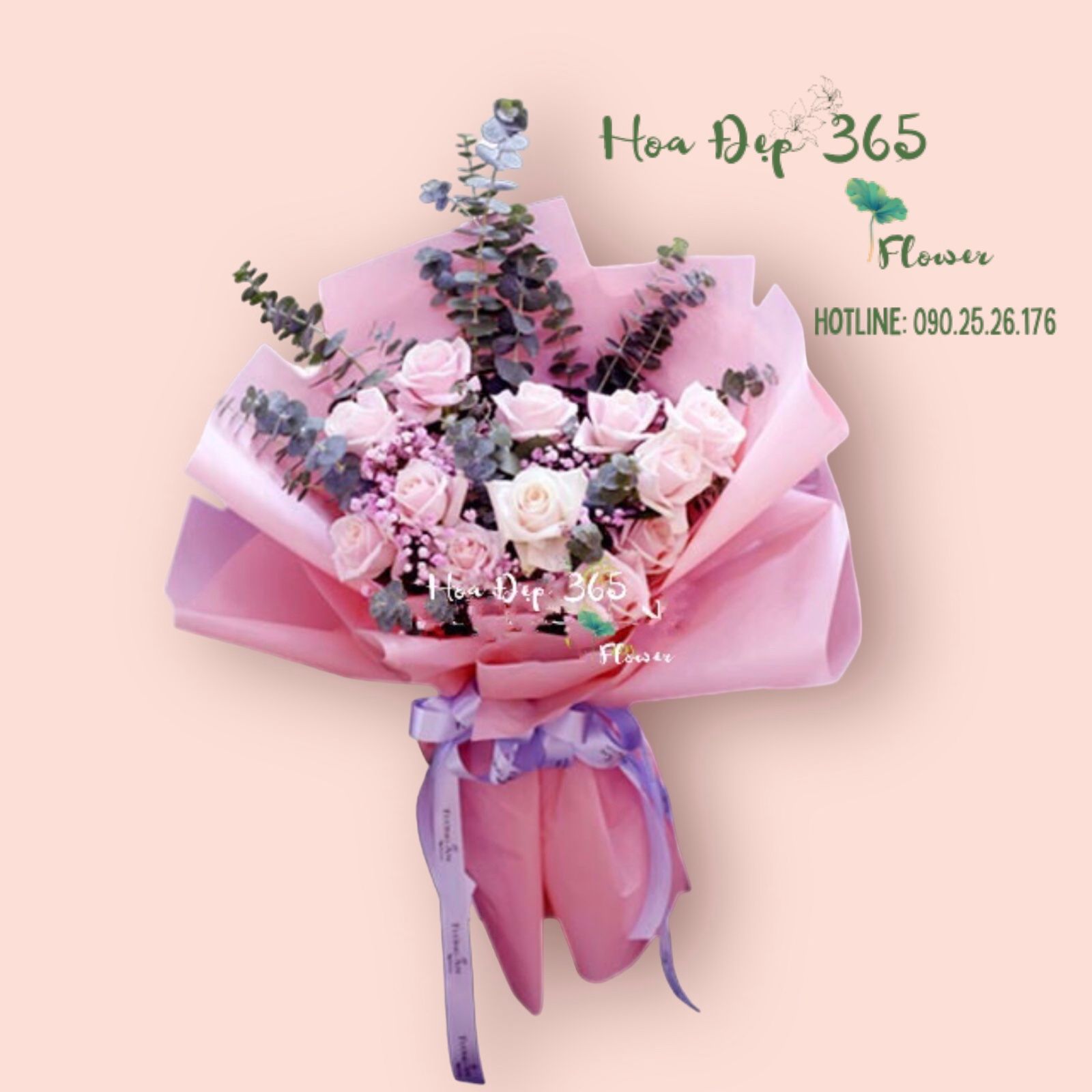Bó Hoa Tình Hồng - HBD204