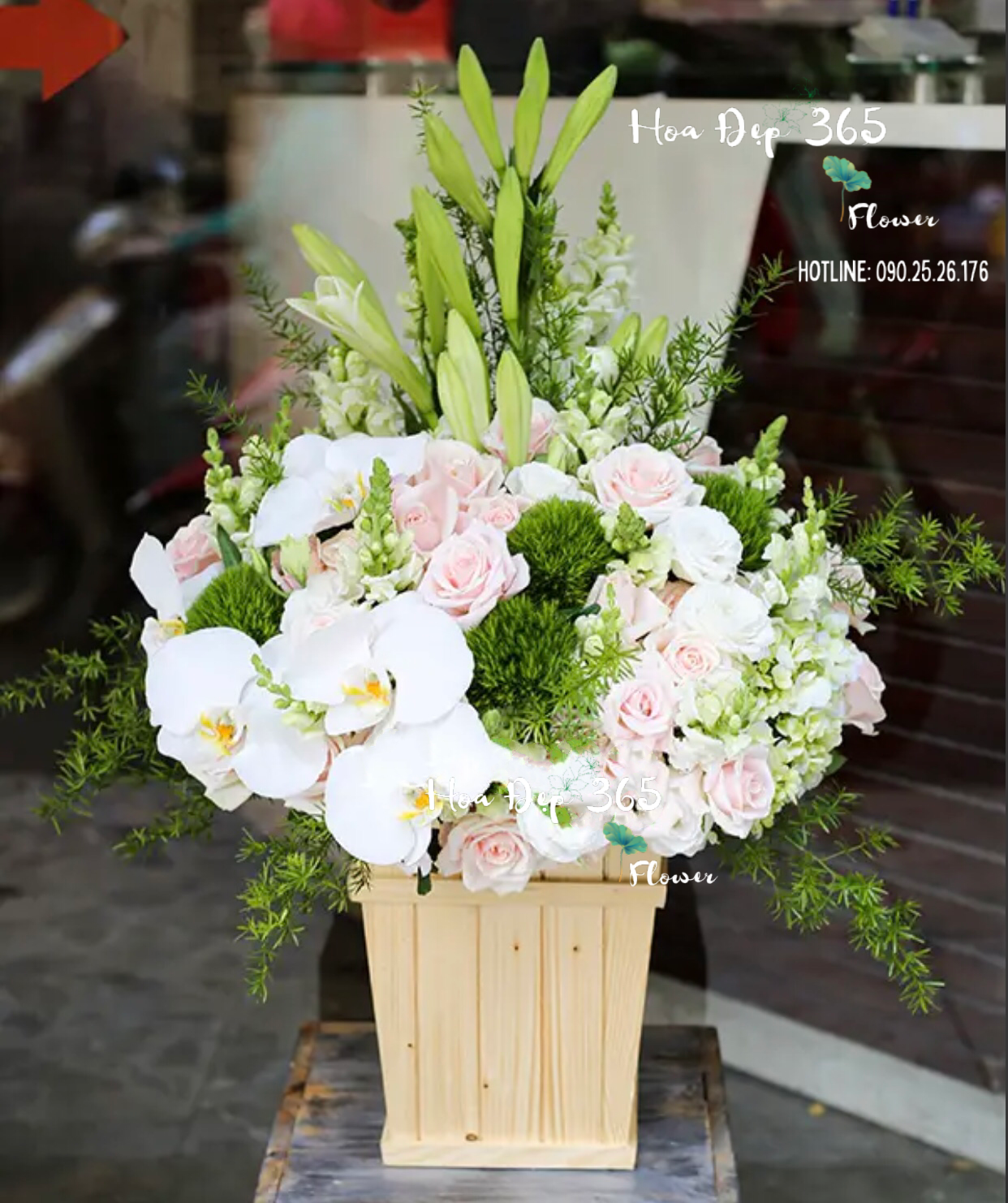Hộp Hoa Bản Tình Ca Mùa Đông - HCH104