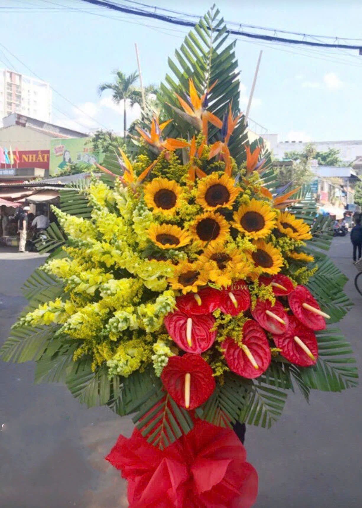 Kệ Hoa Khai Trương Hồng Phát - HCM27