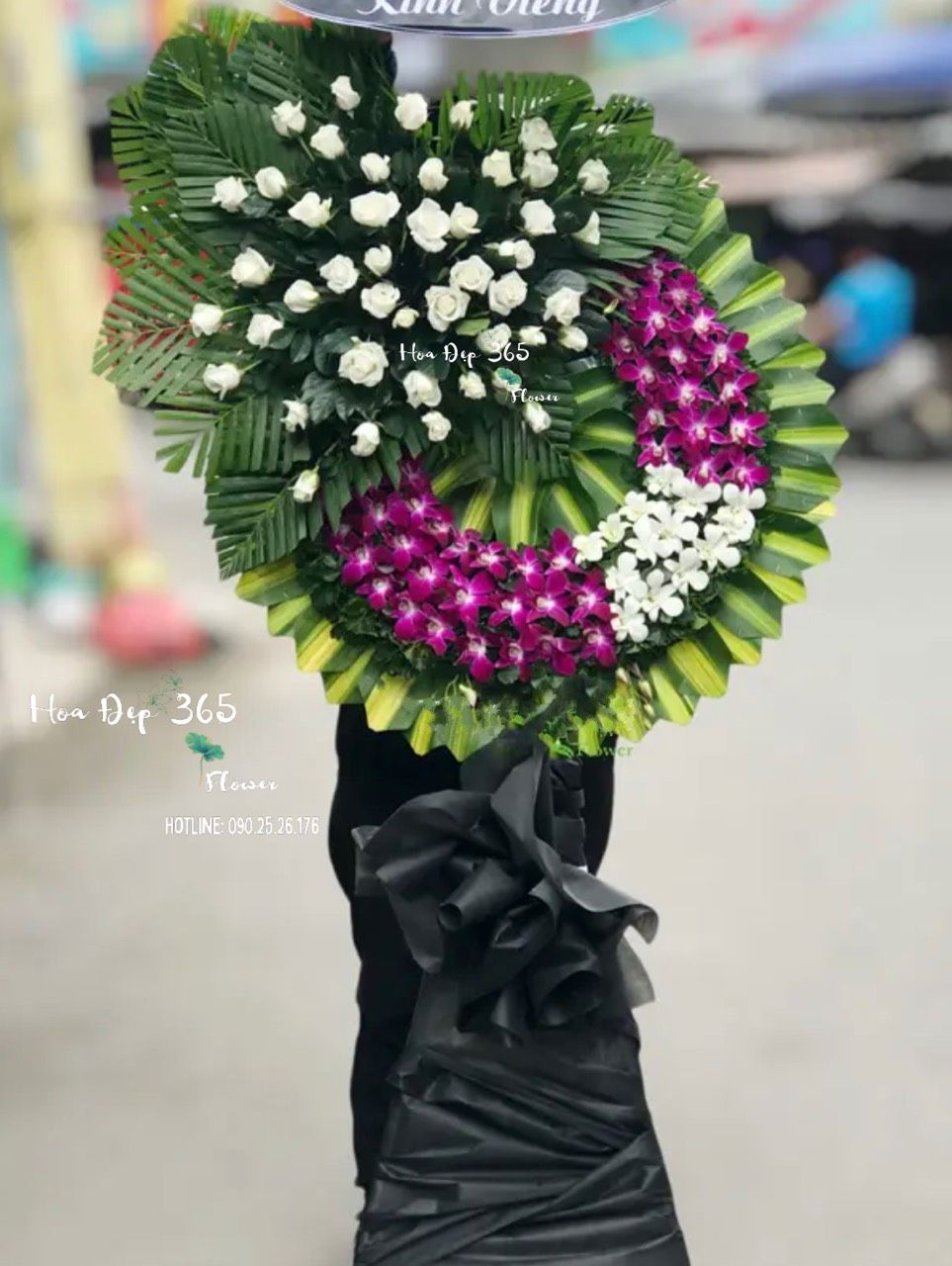  Vòng Hoa Chia Buồn - HTL138 - Hoa Tang Lễ 