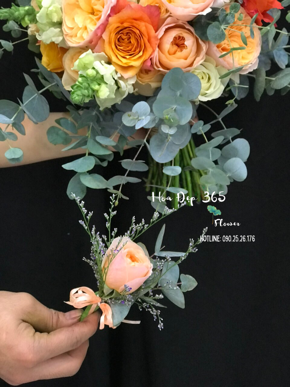 Hoa Cưới Cầm Tay Cô Dâu Love Paradise - HC36