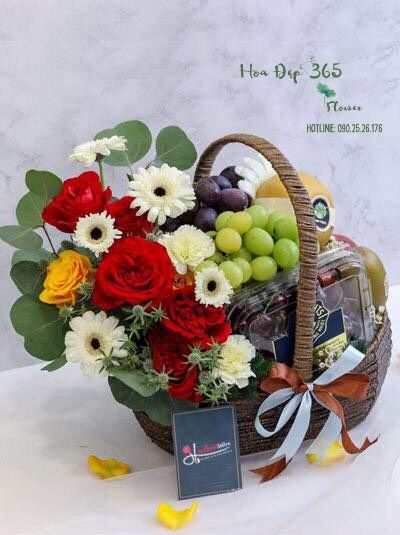 Giỏ Trái Cây Hoa - GTC27