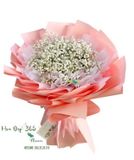  Kẹo Ngọt - HBT76 - Hoa 20/10 - Bó hoa Baby Trắng tặng bạn gái 