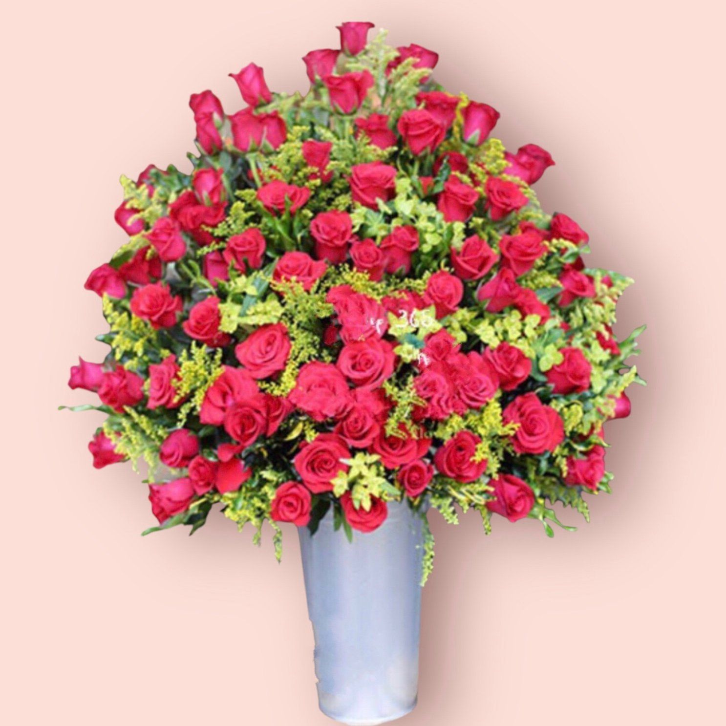 Bình Hoa Hồng Đỏ - HCB42 - Hoa chưng Tết