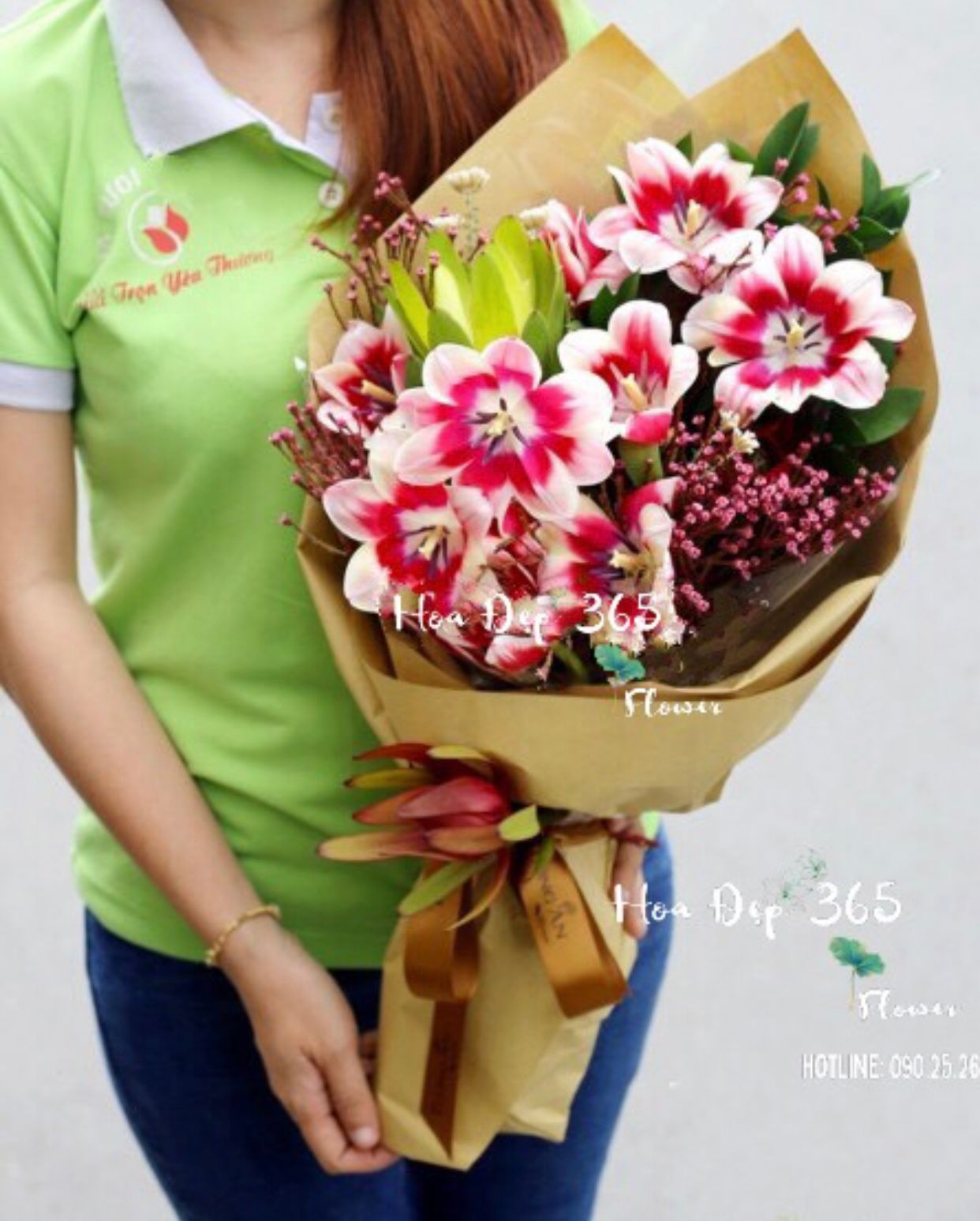 Bó Hoa Tulip Hà Lan - HBD52