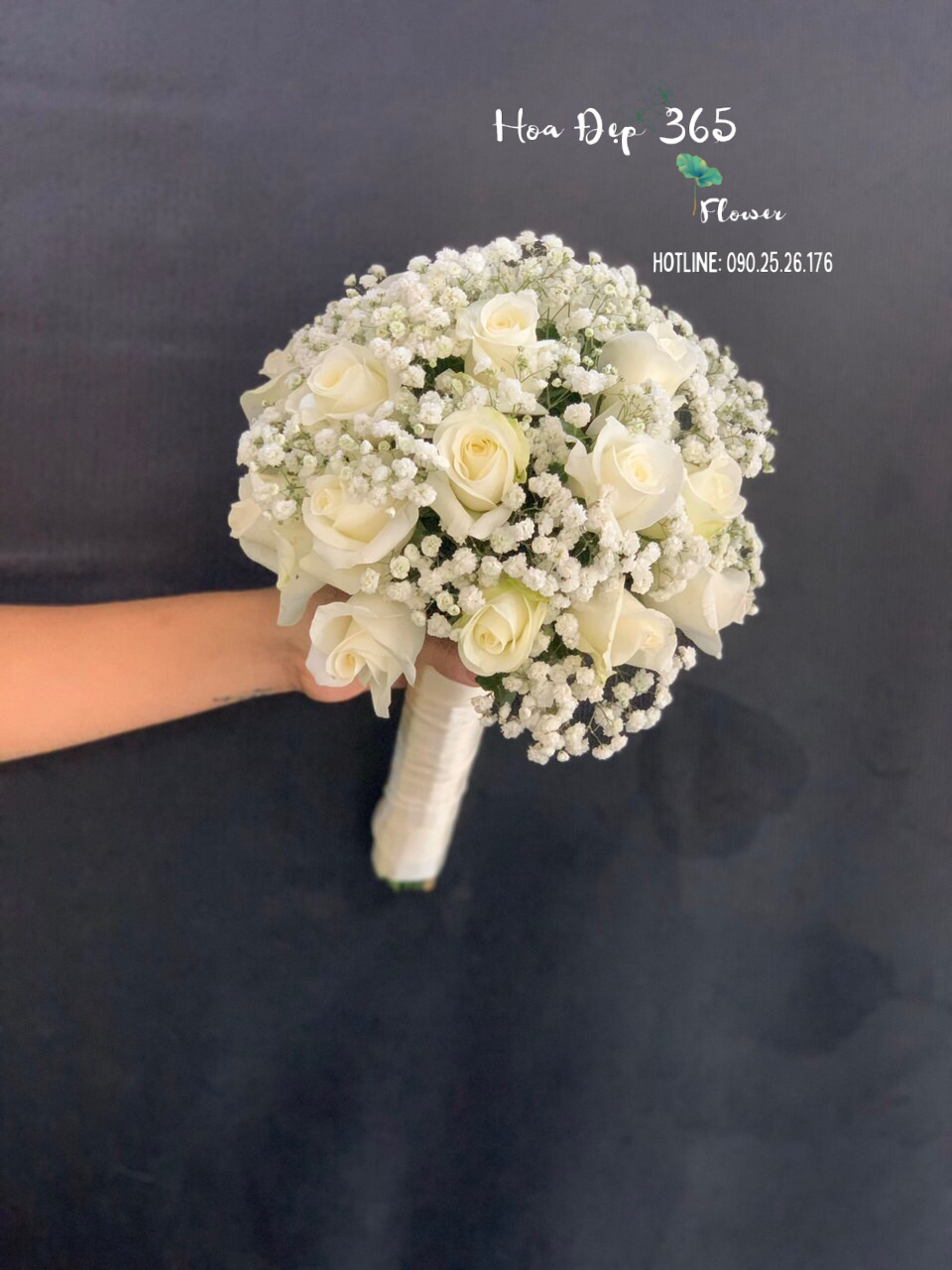 Bó Hoa Cưới Cầm tay Giây Phút Thiêng Liêng - HC27