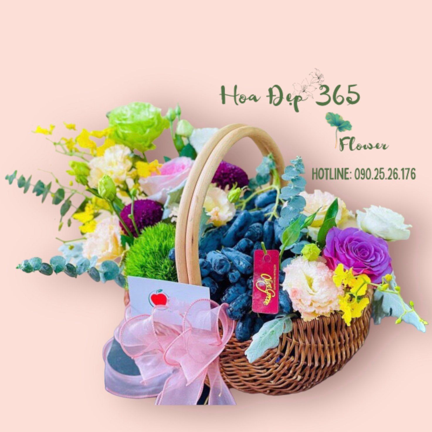 Giỏ Nho Tặng Bạn Bè - GTC86 - Điện Hoa