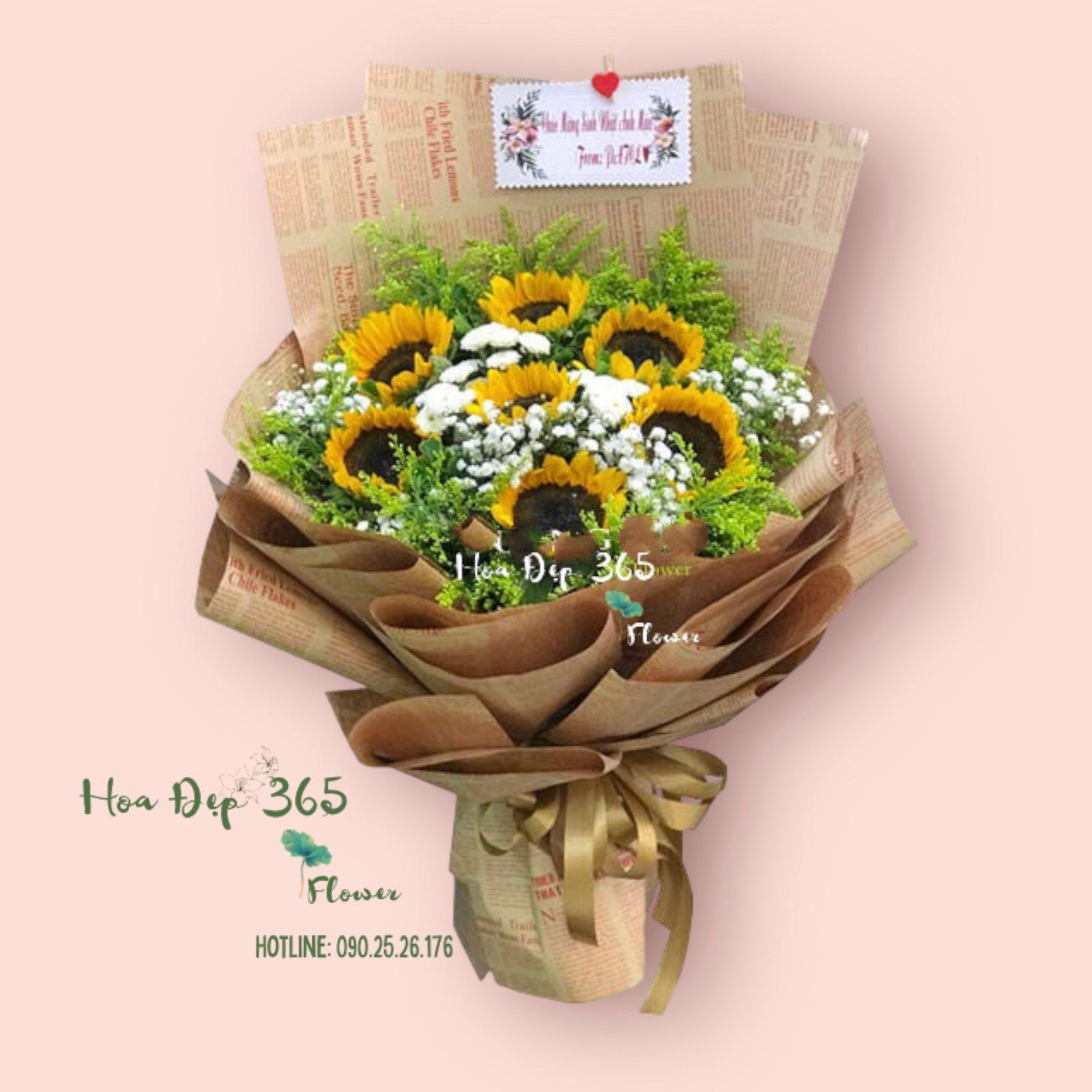 Bó Hoa Ánh Bình Minh - HBD144 - Hoa 20/10
