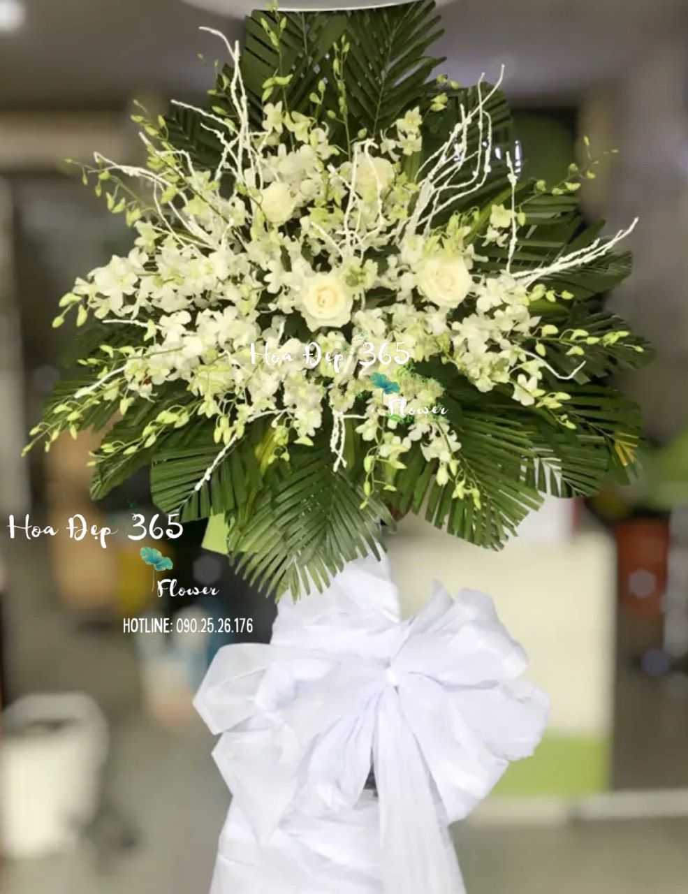 Vòng Hoa Đám Tang Chia Buồn - HTL133 - Hoa Tang Lễ