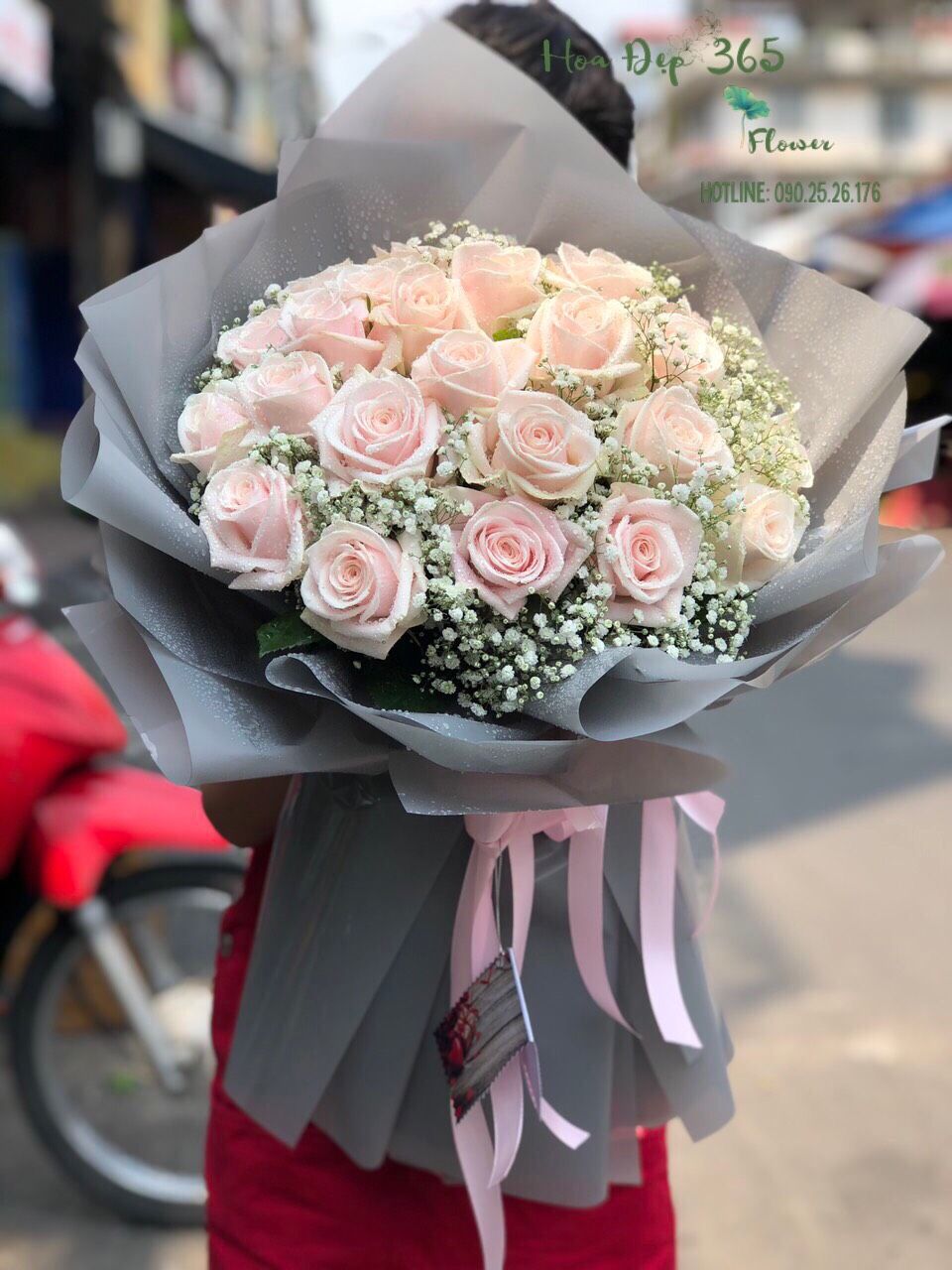 Bó Hoa 20 Hoa Hồng Pastel - HBD234 - Hoa 20/10