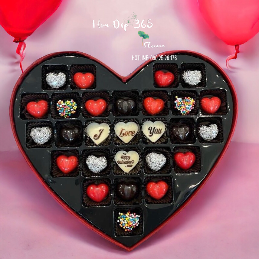 Hộp Chocolate I Love You - HCCL06 - Quà Tặng Người Yêu 14/2