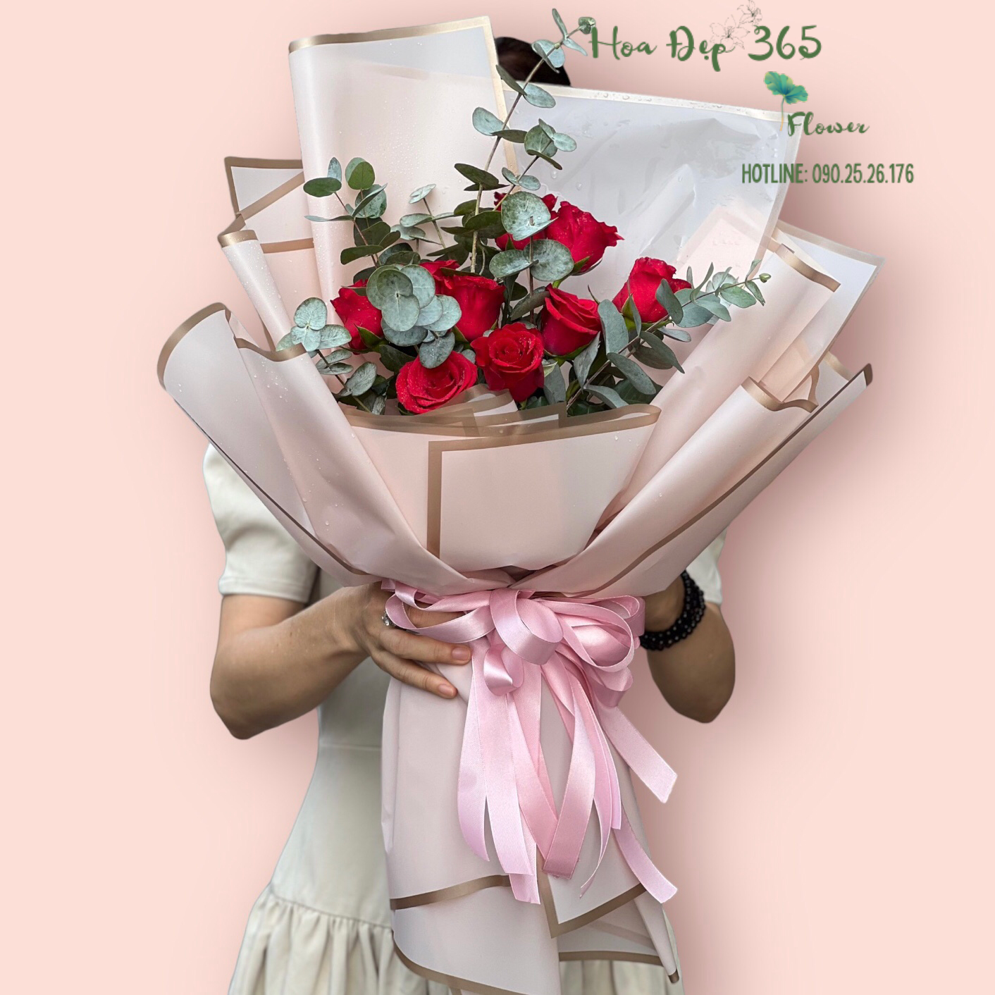 Bó Hoa Tươi Hoa Hồng Mãi Yêu - HBD257