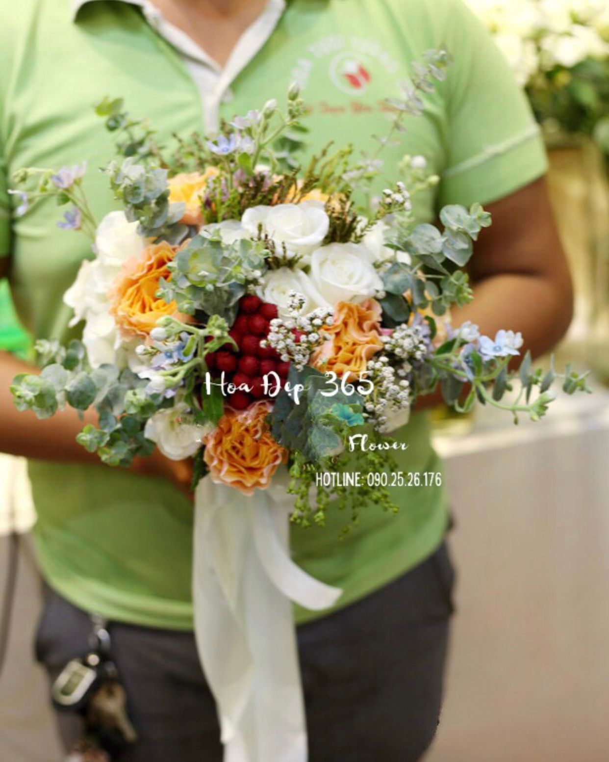 Bó Hoa Cưới Cầm Tay Vu Quy - HC09