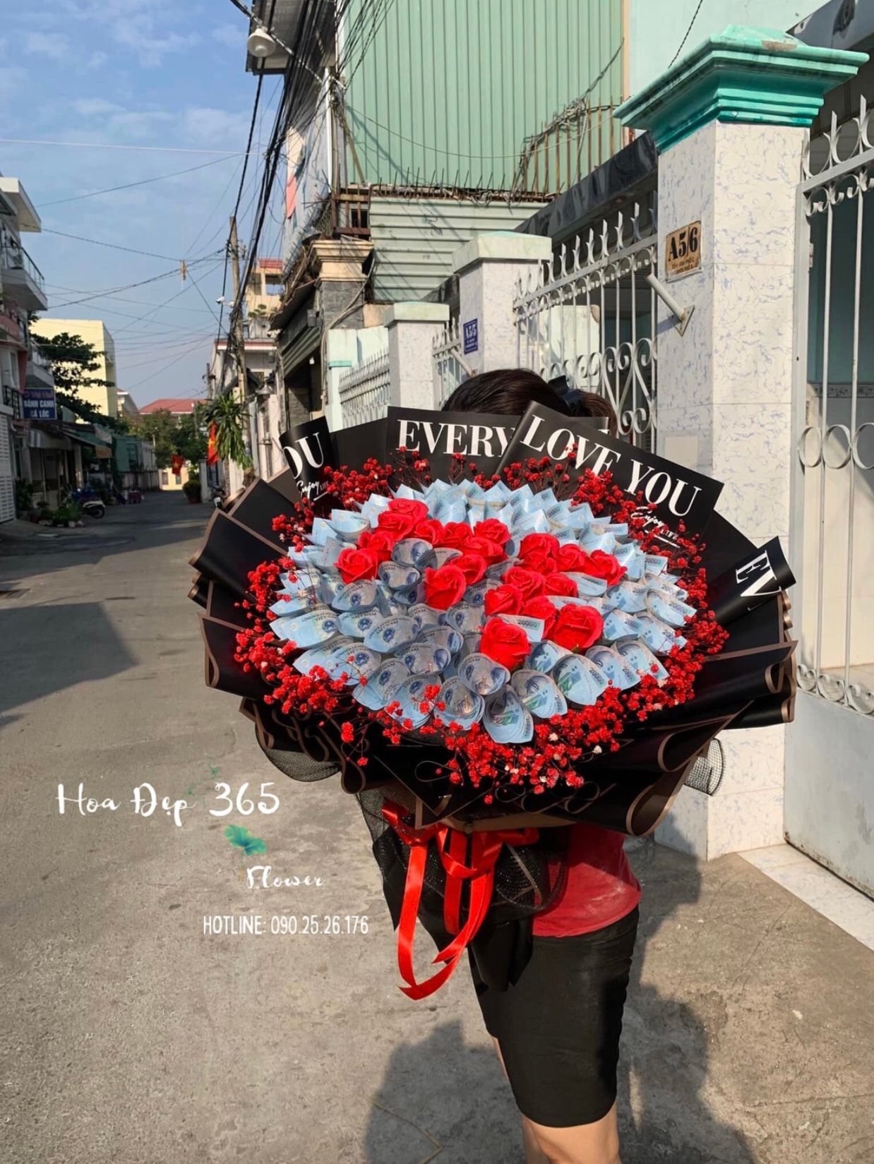 Bó Hoa Tiền 20K Mix Hoa Sáp Kim Tuyến - BT14 - Hoa tặng mẹ