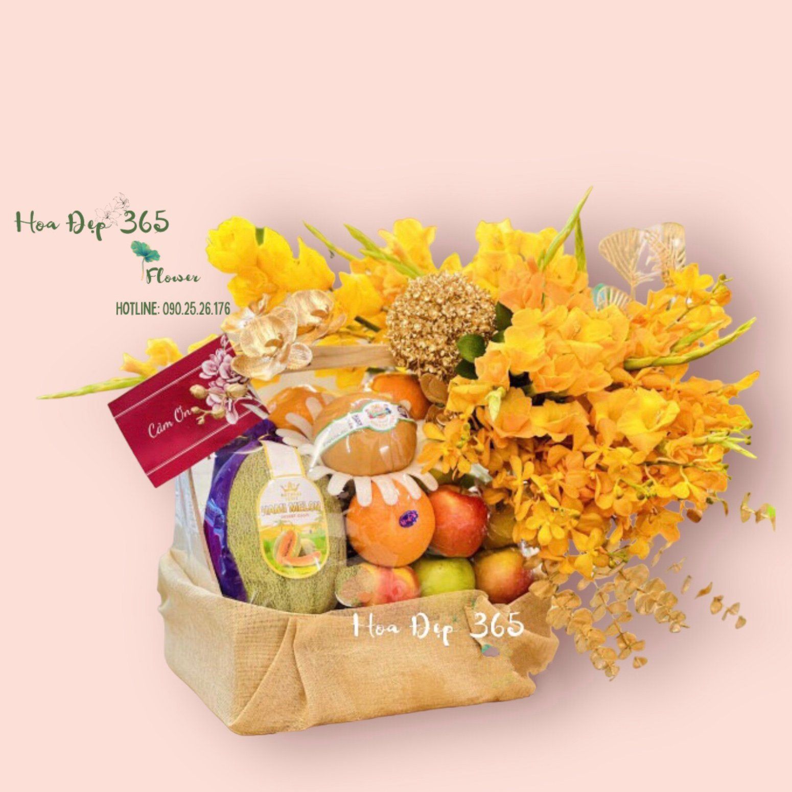 Giỏ Hoa Quả Dâng Lễ - GTC137 - Hoa Tươi