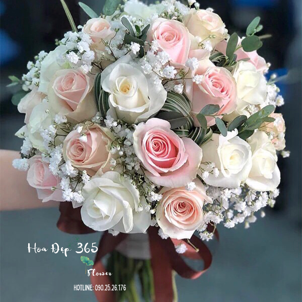 Bó Hoa Cưới Cầm Tay Tình Yêu Chân Thành - HC59