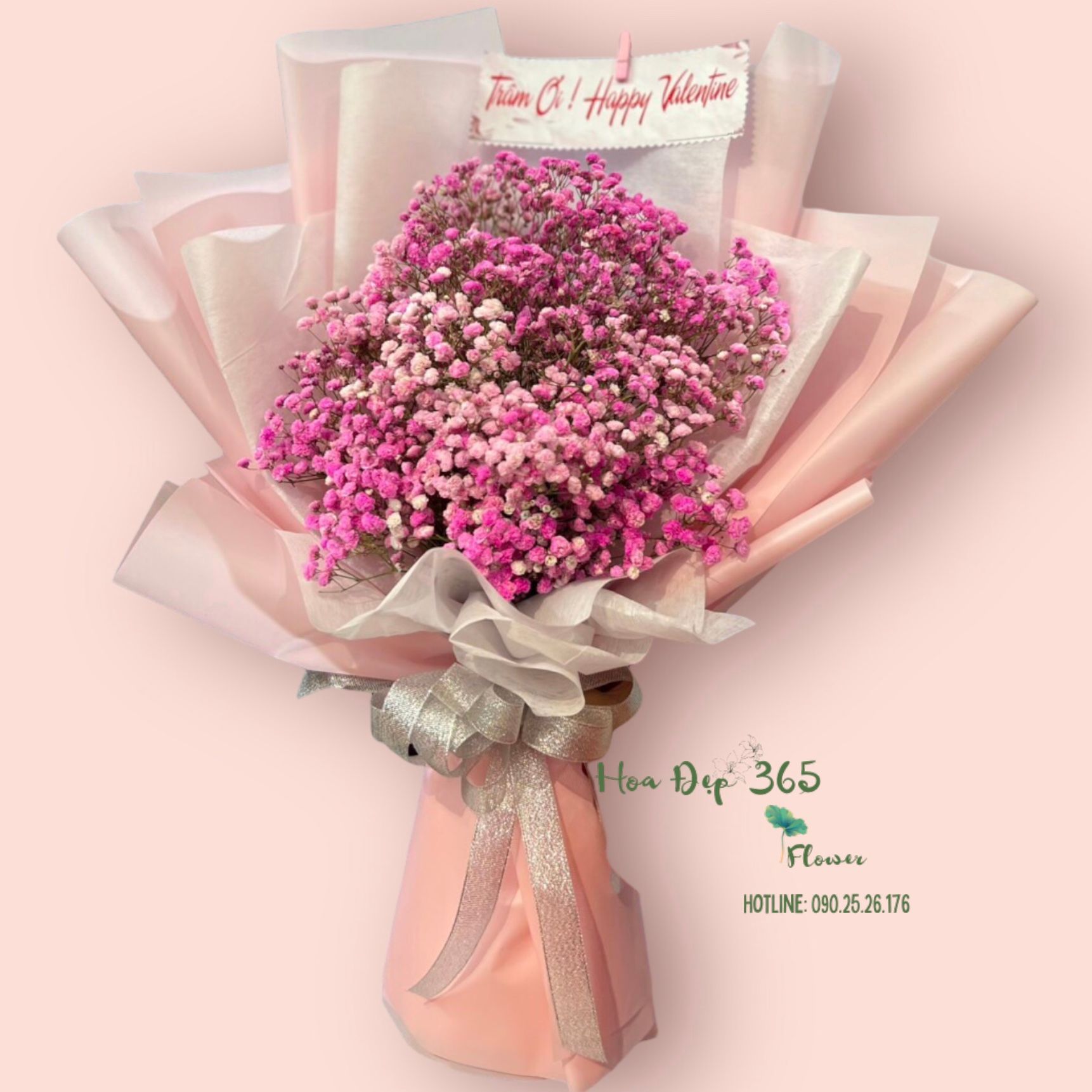 Hoa Bó Angel Baby - HBD229 - Hoa 8/3