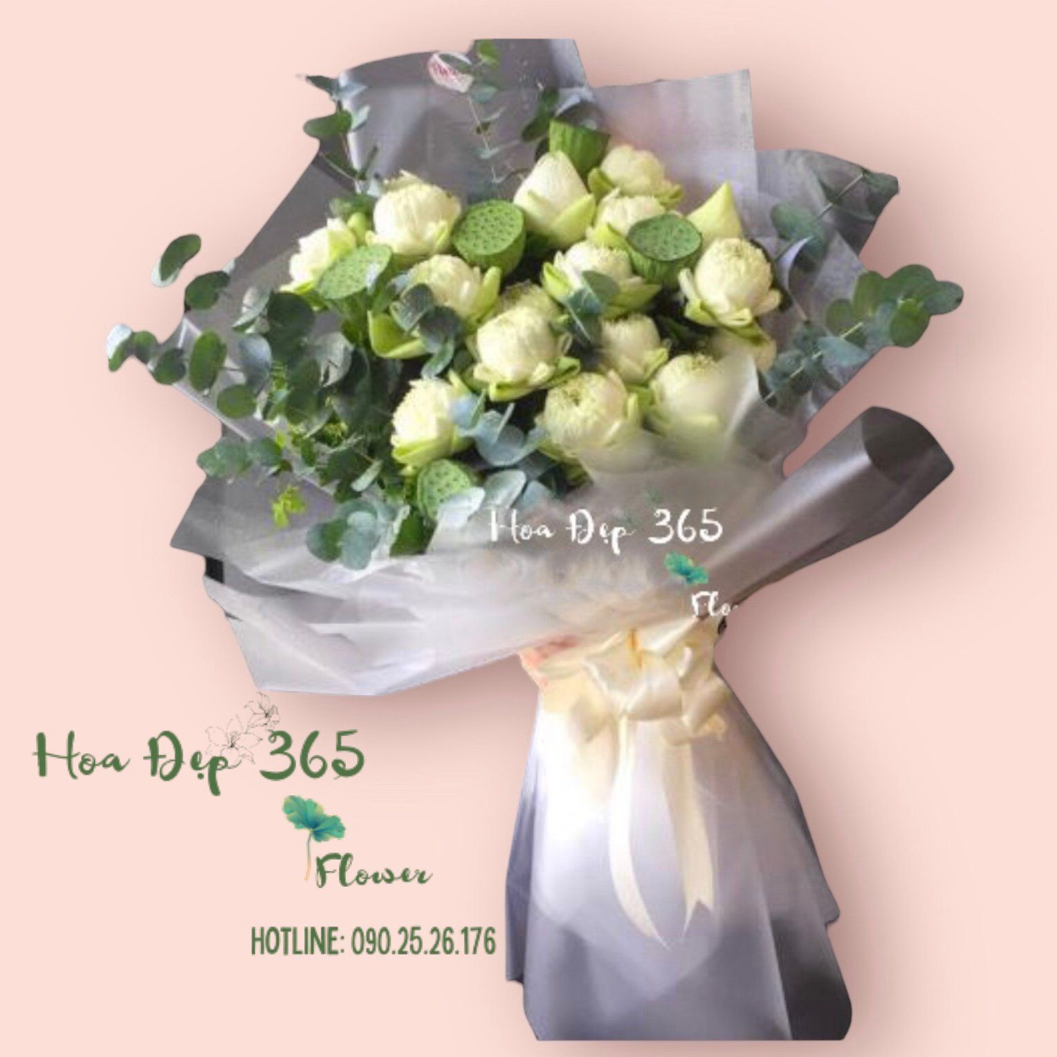 Bó Sen Trắng Tinh Khiết - HBD88