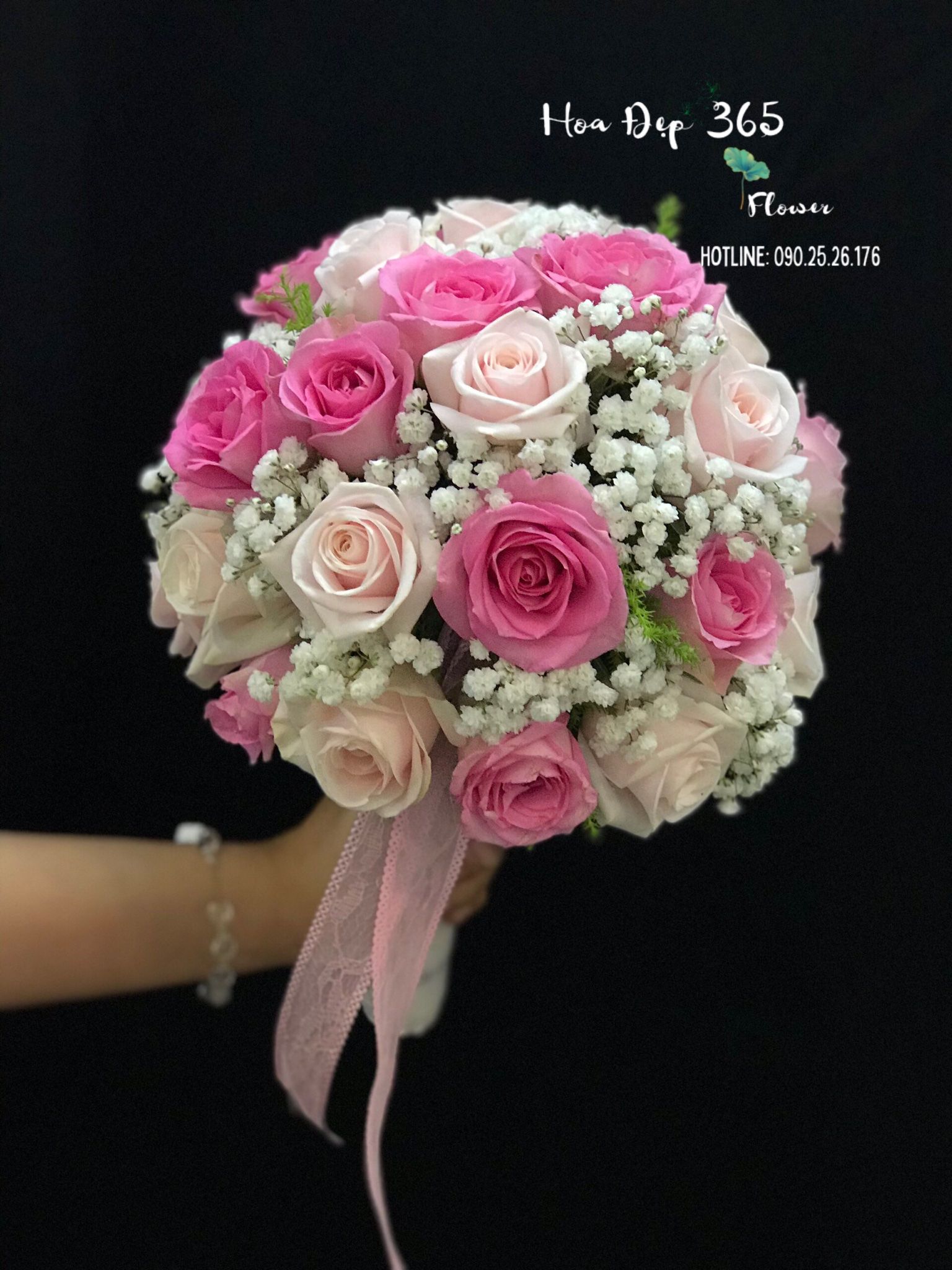 Bó Hoa Cưới Cầm Tay Cô Dâu Forever - HC24