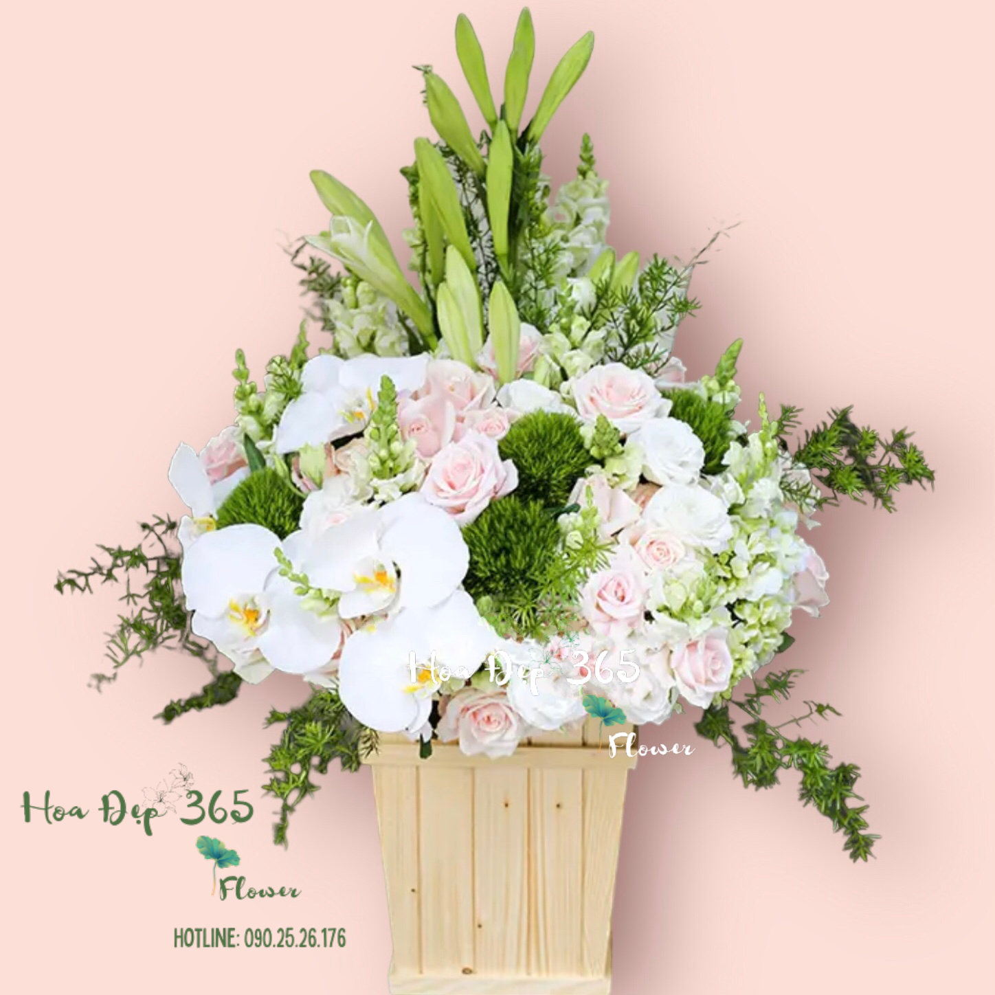 Hộp Hoa Bản Tình Ca Mùa Đông - HCH104