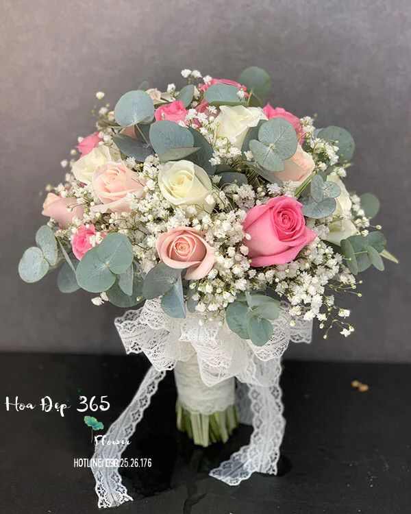Bó Hoa Cưới Cầm Tay Mãi Yêu Thương - HC63