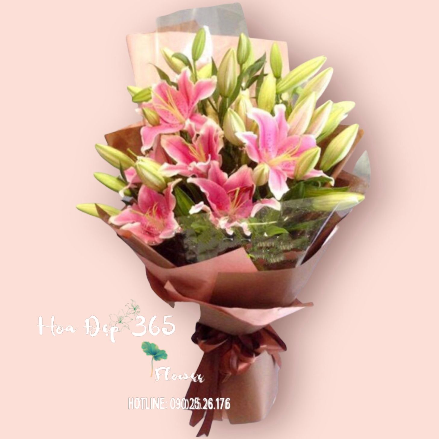 Bó Hoa Ly - HBD51 - Hoa Tặng Mẹ