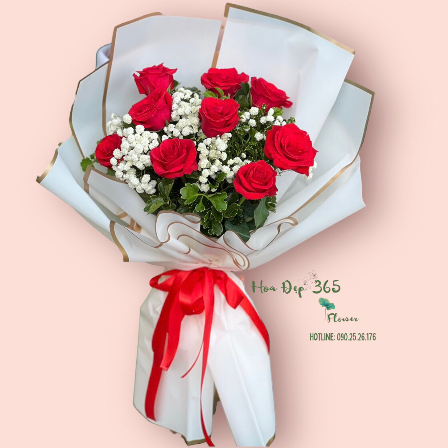 Bó Hoa Hồng Tình Yêu - HBD247 - Hoa Hồng 20/10