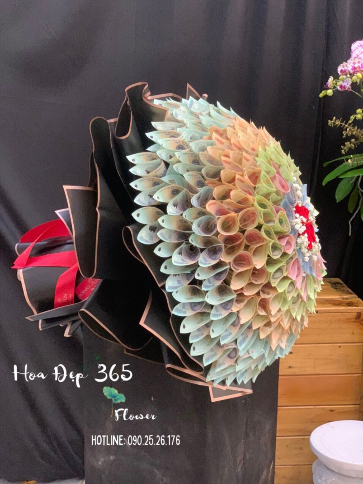 Hoa Bó Tiền Siêu To - BT05 - Hoa 8/3