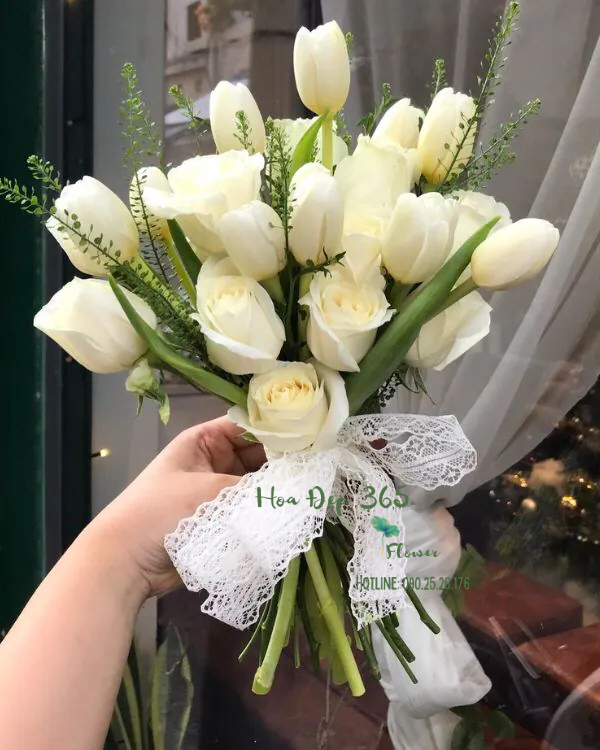 Bó Hoa Cưới Cầm Tay Cô Dâu Điệu Ngọt Ngào - HC58
