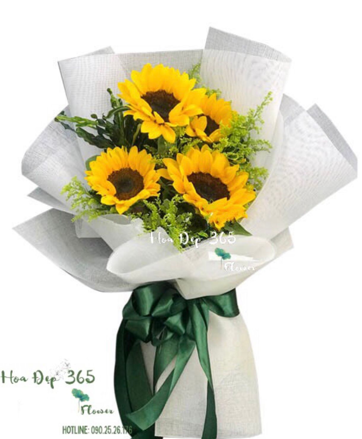  Bó Hoa Hướng Dương - Ánh Sáng - HBD138 - Hoa tặng mẹ 