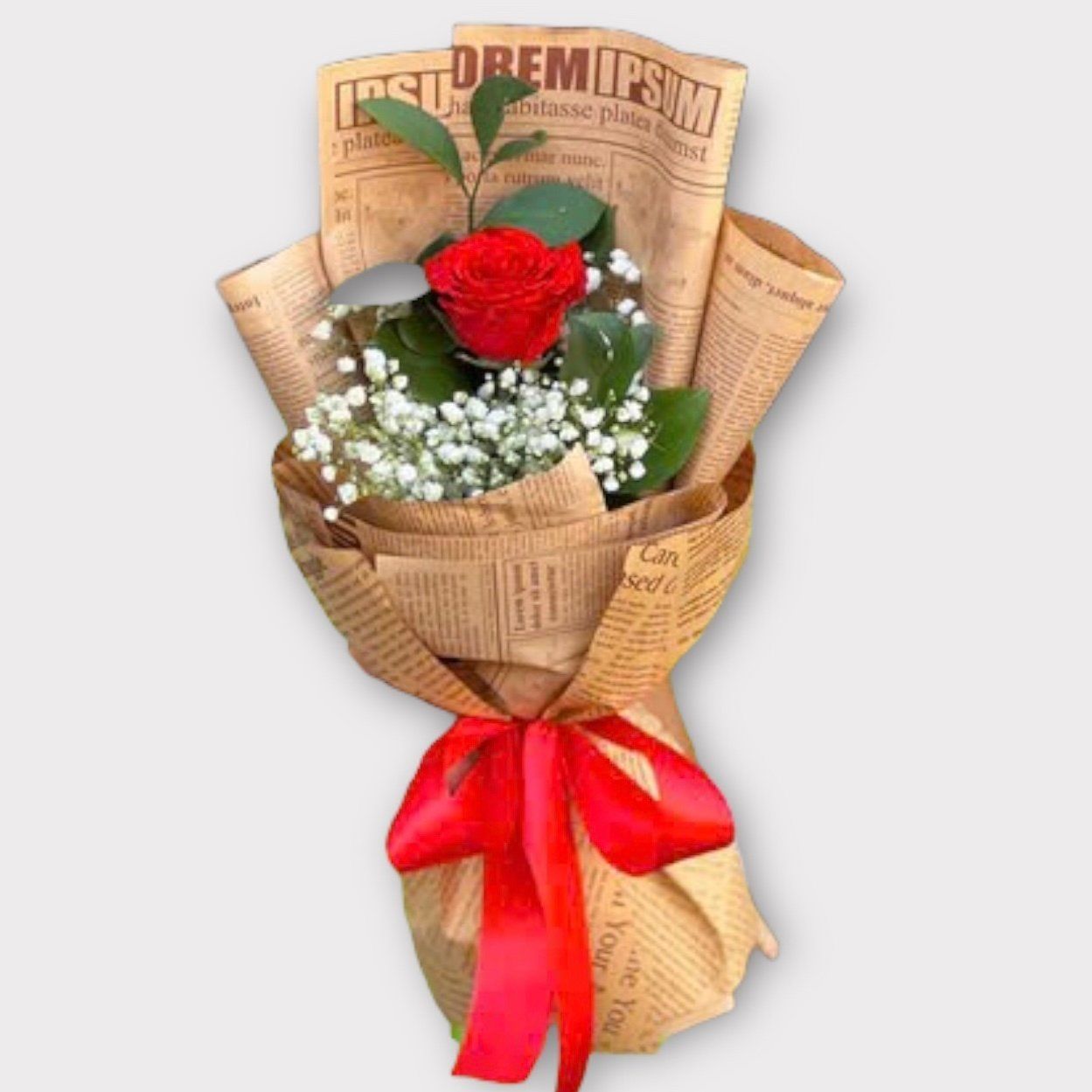 Bó Hoa Hồng Trà Sữa Nha - HBD74