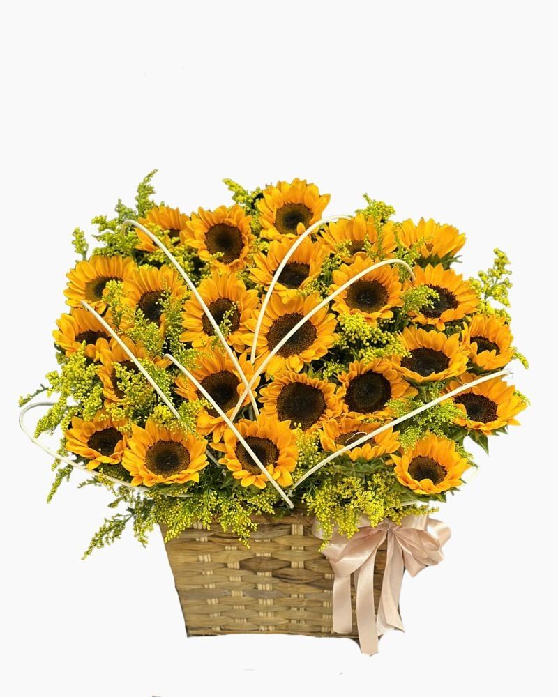 Giỏ Hoa Khai Trương Để Bàn Ánh Dương - HG57