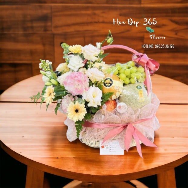 Giỏ Trái Cây Tân Gia - GTC121 - Điện hoa
