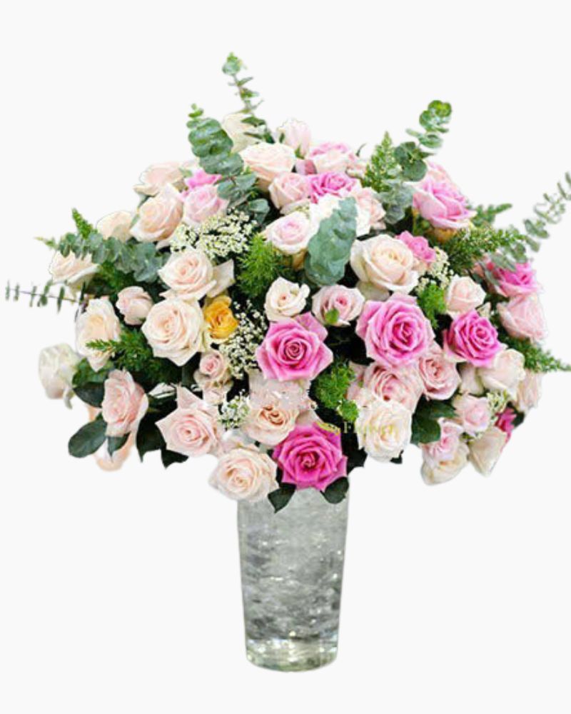 Bình Hoa Hạnh Phúc Bắt Đầu - HCB10
