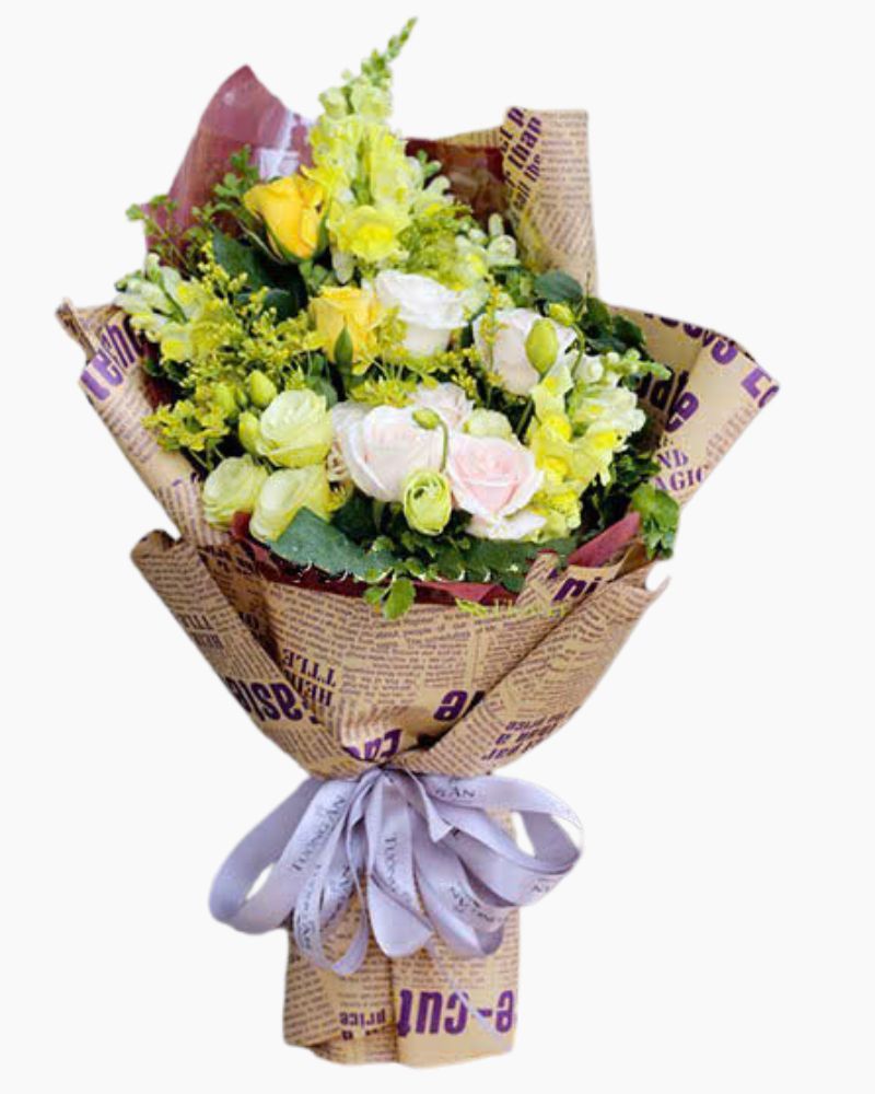 Bó Hoa Khởi Sắc May Mắn - HBD49
