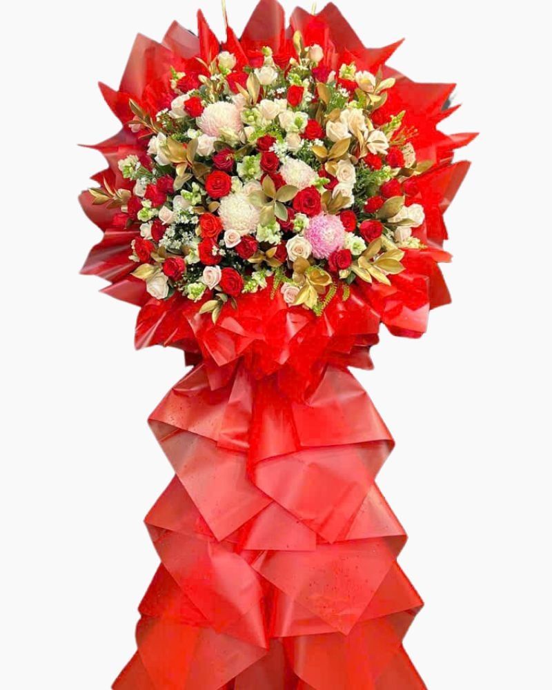 Kệ Hoa Khai Trương Hưng Phát - HCM54