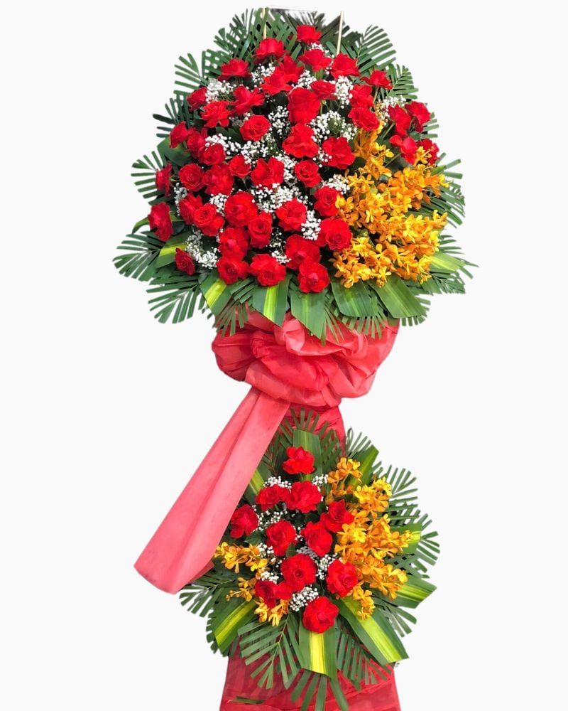 Kệ Hoa Khai Trương Red Victor - HCM62