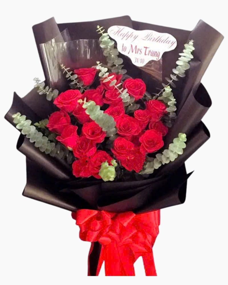 Bó Hoa Hồng Đỏ Vì Em - HBD159