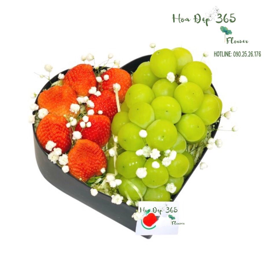 Hộp Trái Cây Nho Mix Dâu - TC24