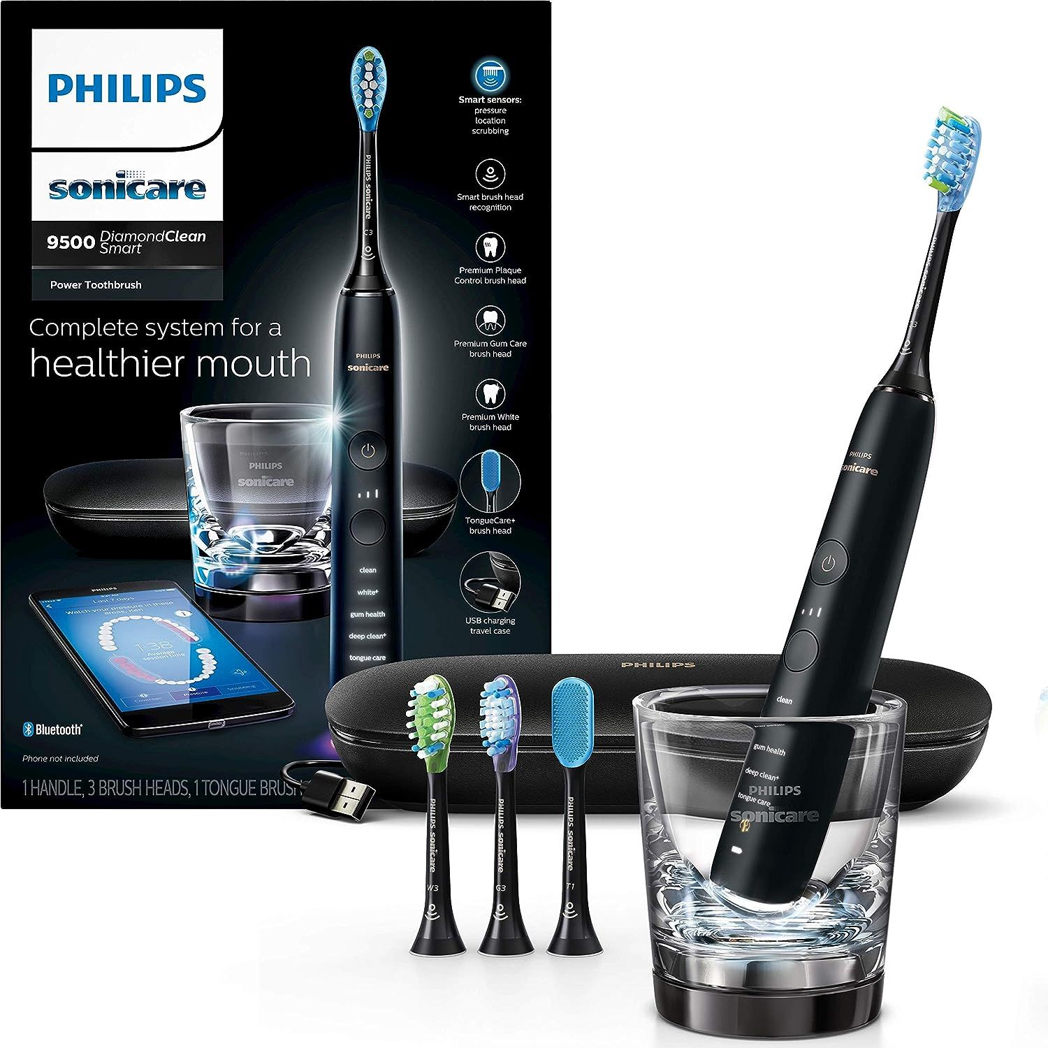 Bàn chải điện Philips Sonicare DiamondClean Smart 9500