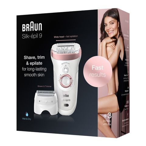  Máy Cạo Nhổ Lông Cho Nữ Braun Silk-épil 9-720 