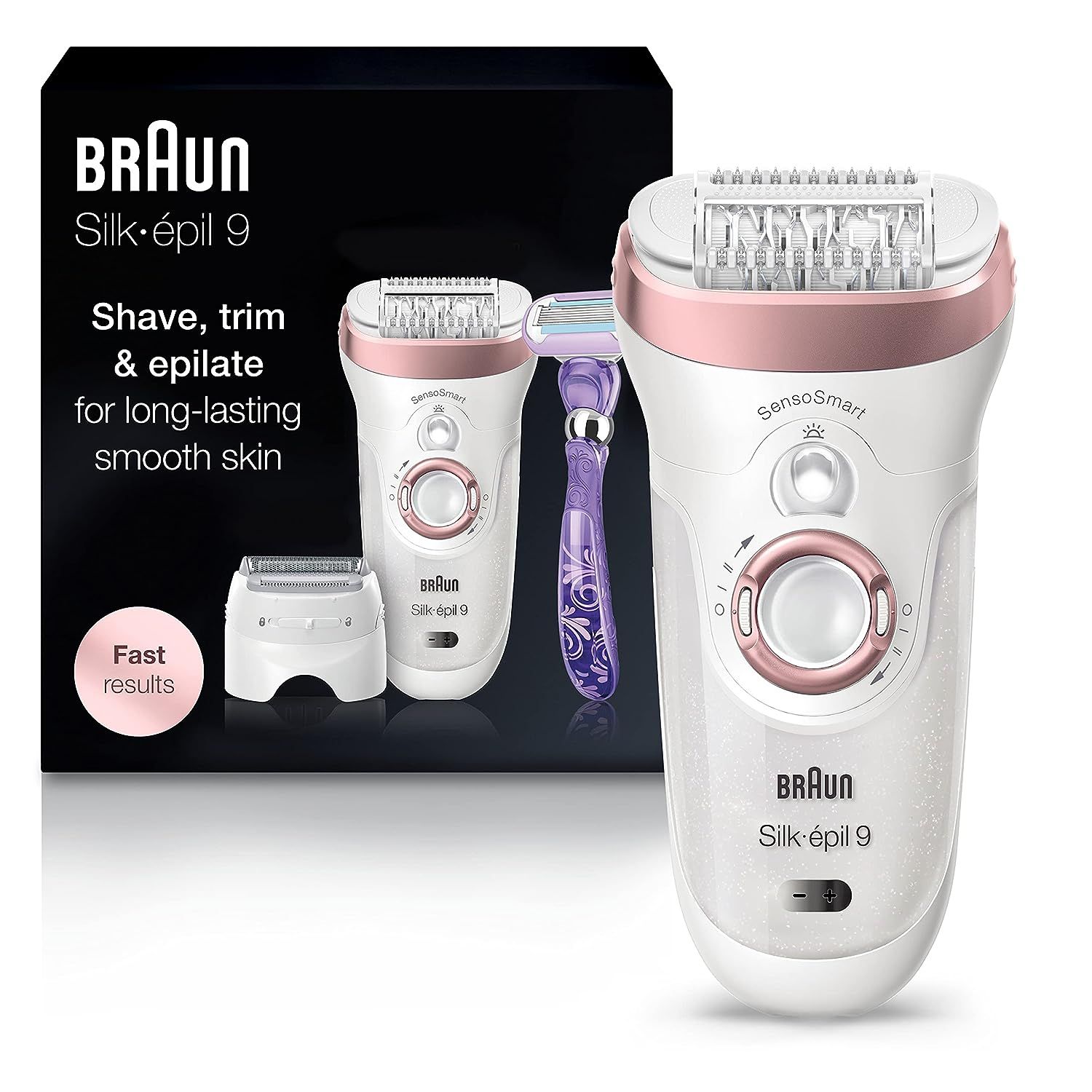 Máy Cạo Nhổ Lông Cho Nữ Braun Silk-épil 9-870