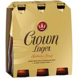  Bia Crown Lager case 6 chai 