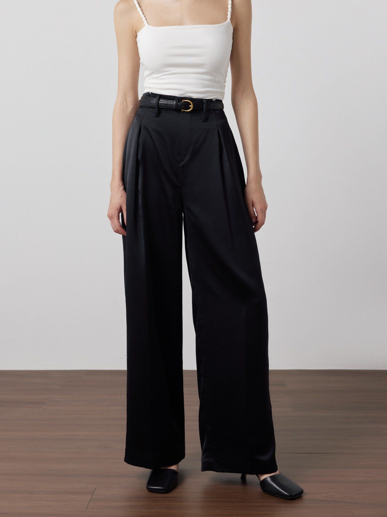 SADIE SATIN TROUSERS