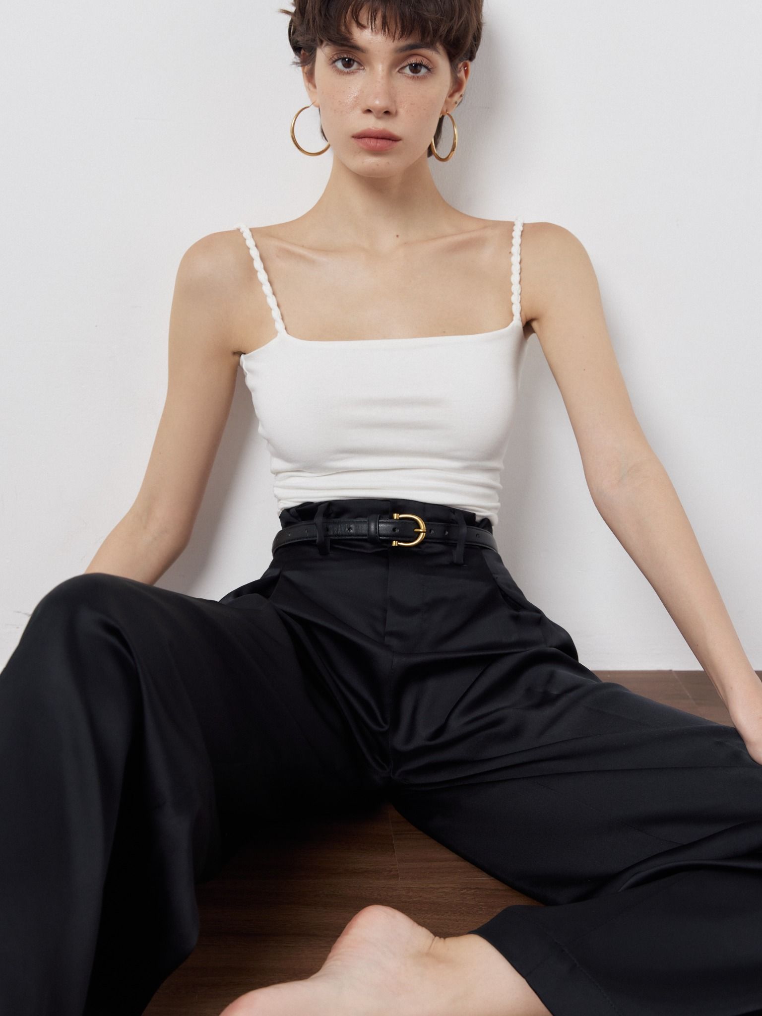 SADIE SATIN TROUSERS